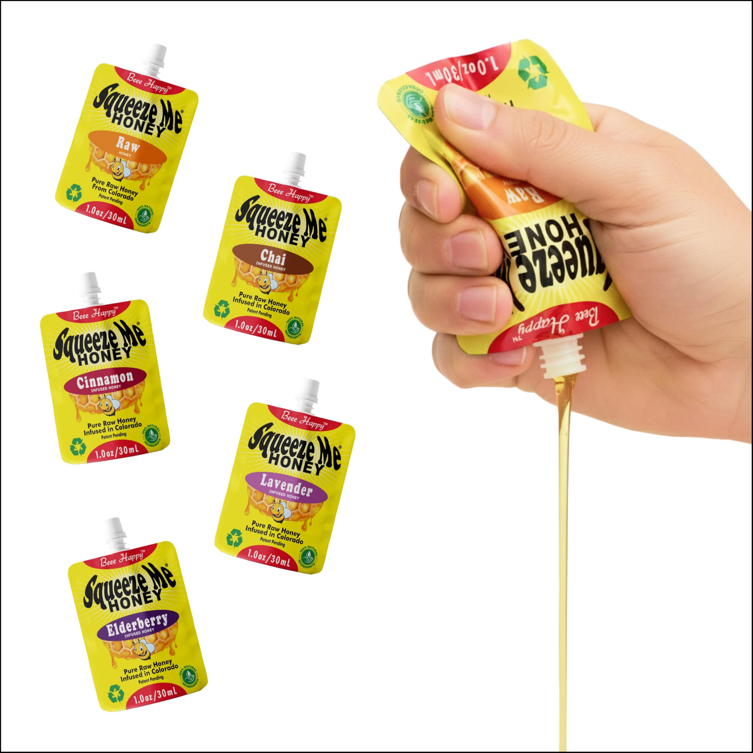 honey1028@即購入OK Amazon.com : Squeeze Me Honey Packets Individual Single Serve